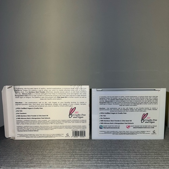 Seraphine Botanicals Mimosa+Magic-Vegan Eyeshadow, Blush & Highlighter Palette. - Picture 3 of 4
